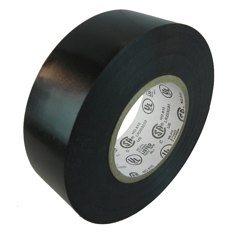 3 Rolls 75FT Heavy Duty Electrical Black Tape 3/4” In Industrial Grade